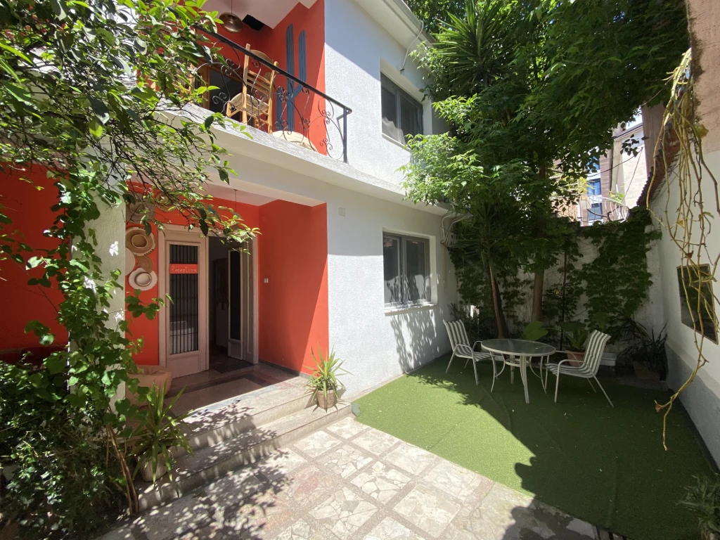 The courtyard at Trip'N'Hostel Chill Zone