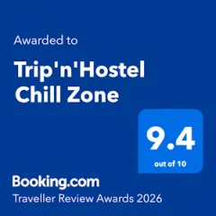 Chill Zone Booking.com Traveller Review Award badge