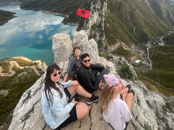 Mountain scenery on an Albania day trip