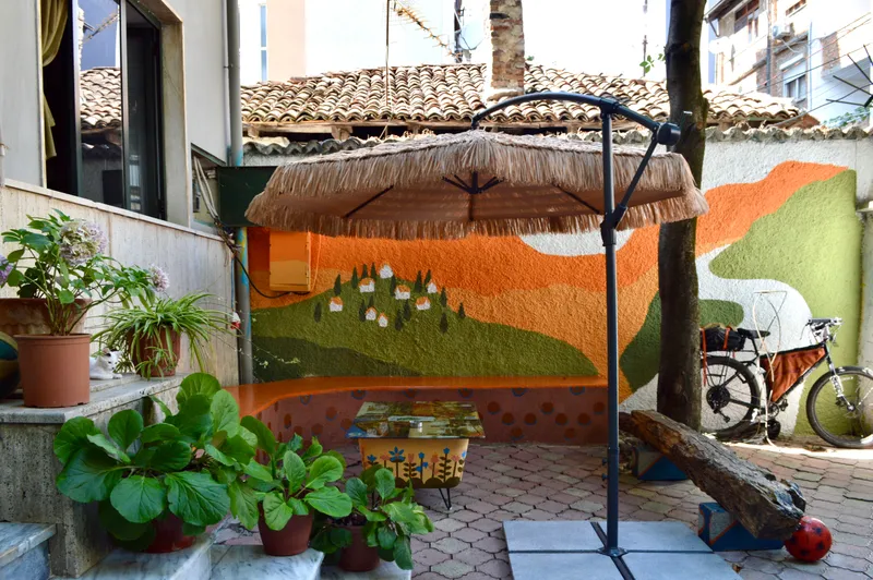 Outdoor space at Trip'N'Hostel Original — two