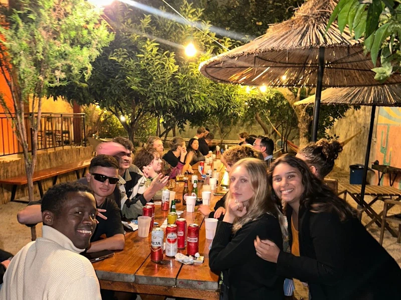 Garden Bar outdoor seating area