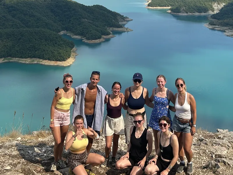 Scenic Albanian tour destination with natural beauty